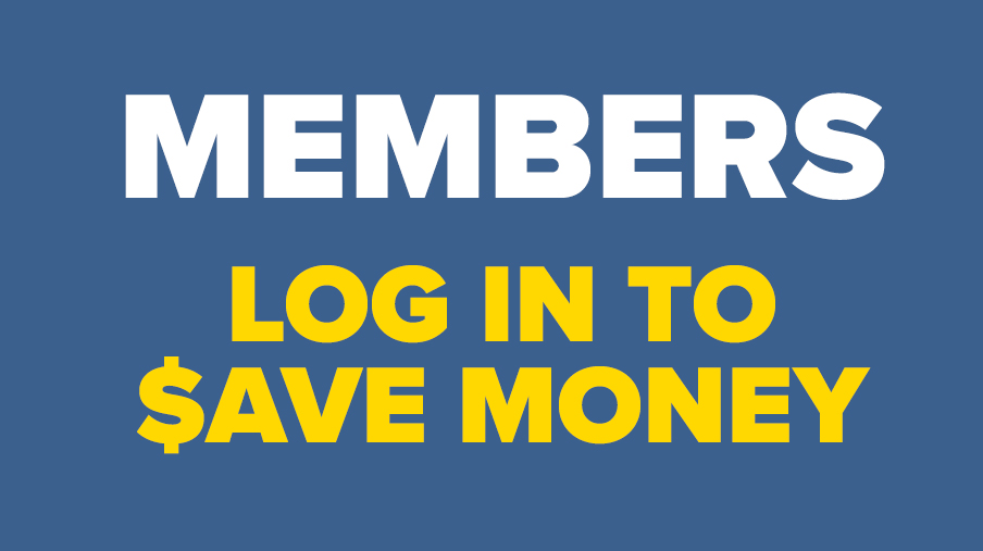 Log in to Save Money