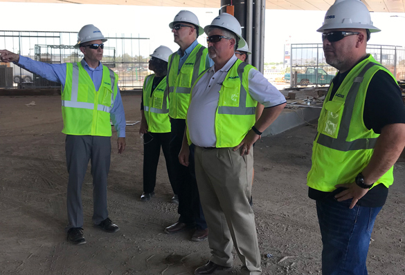 President Reardon and NEVP Bailey visiting the Calexico site