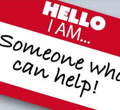 Sticker "Someone who Can Help!"