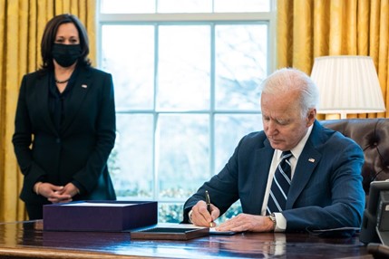 President Biden Signing
