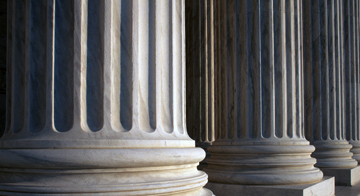 Columns of federal building